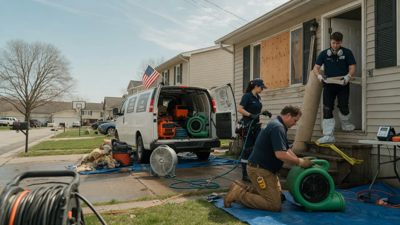 Water Damage Restoration in Westmont, IL near me